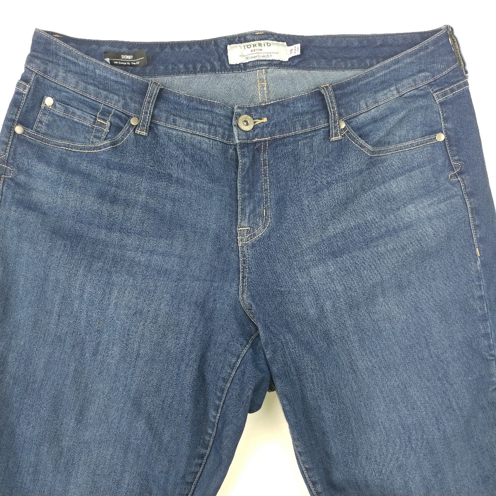 Torrid Medium Wash Skinny Denim Jeans